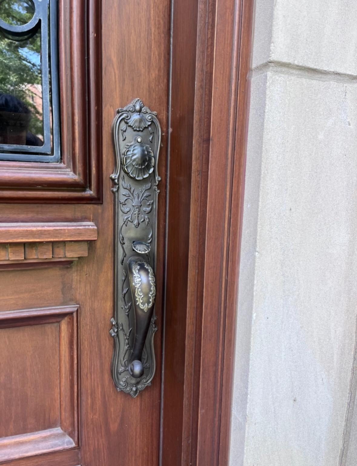 Ornate Bronze Handle