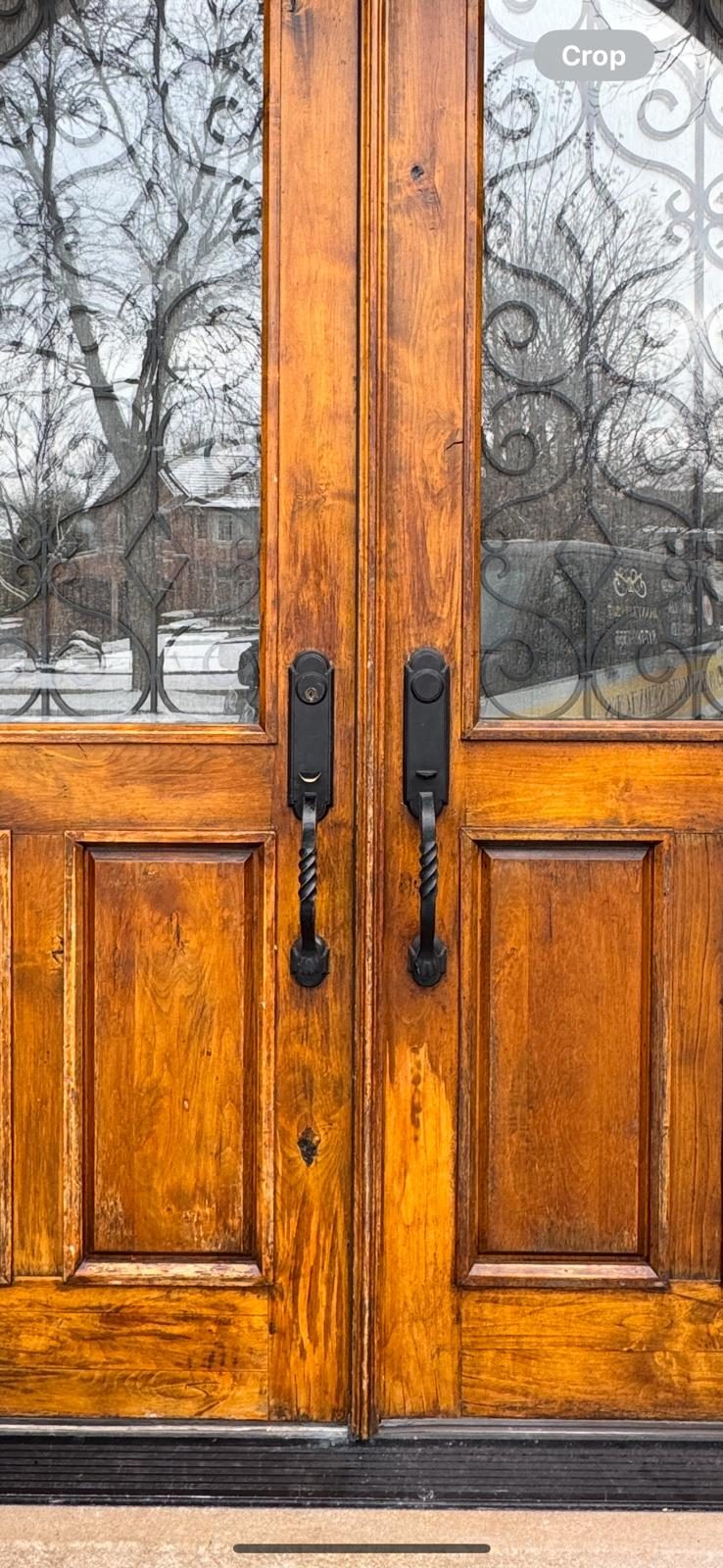 Wrought Iron Twisted Handles