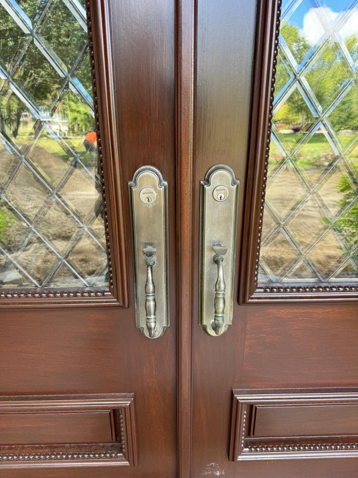Baldwin Diamond Glass Entry